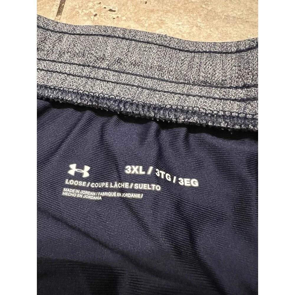 Under Armour Shorts Mens XXXL Blue Locker Athletic Performance 9" Inseam GYM NEW - Picture 3 of 8